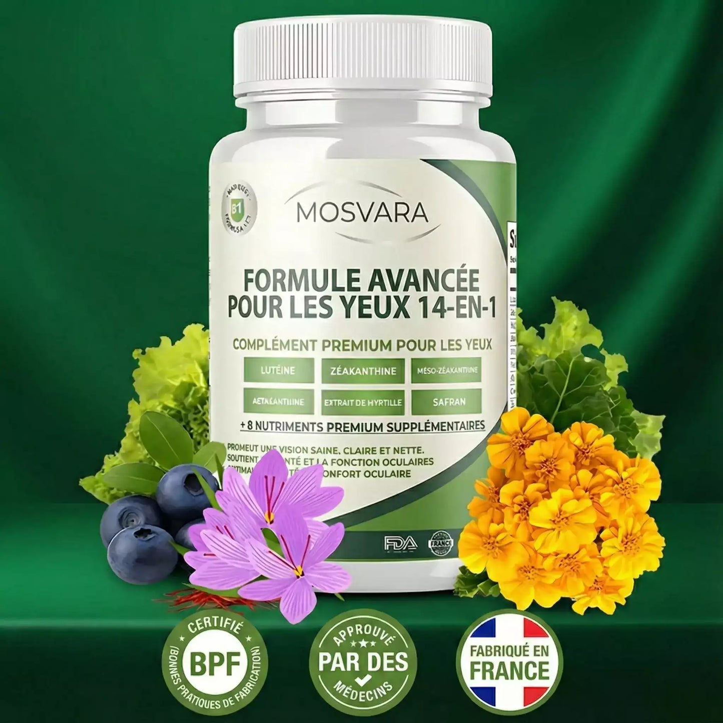 Favorise une vision saine, claire et protège vos yeux à tout âge