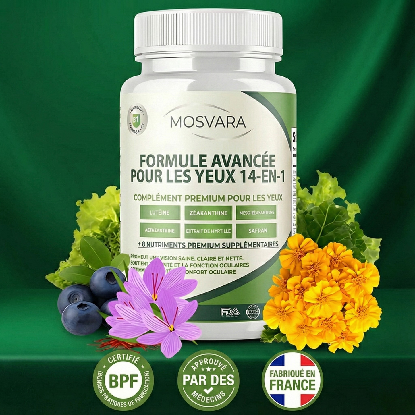 Favorise une vision saine, claire et protège vos yeux à tout âge