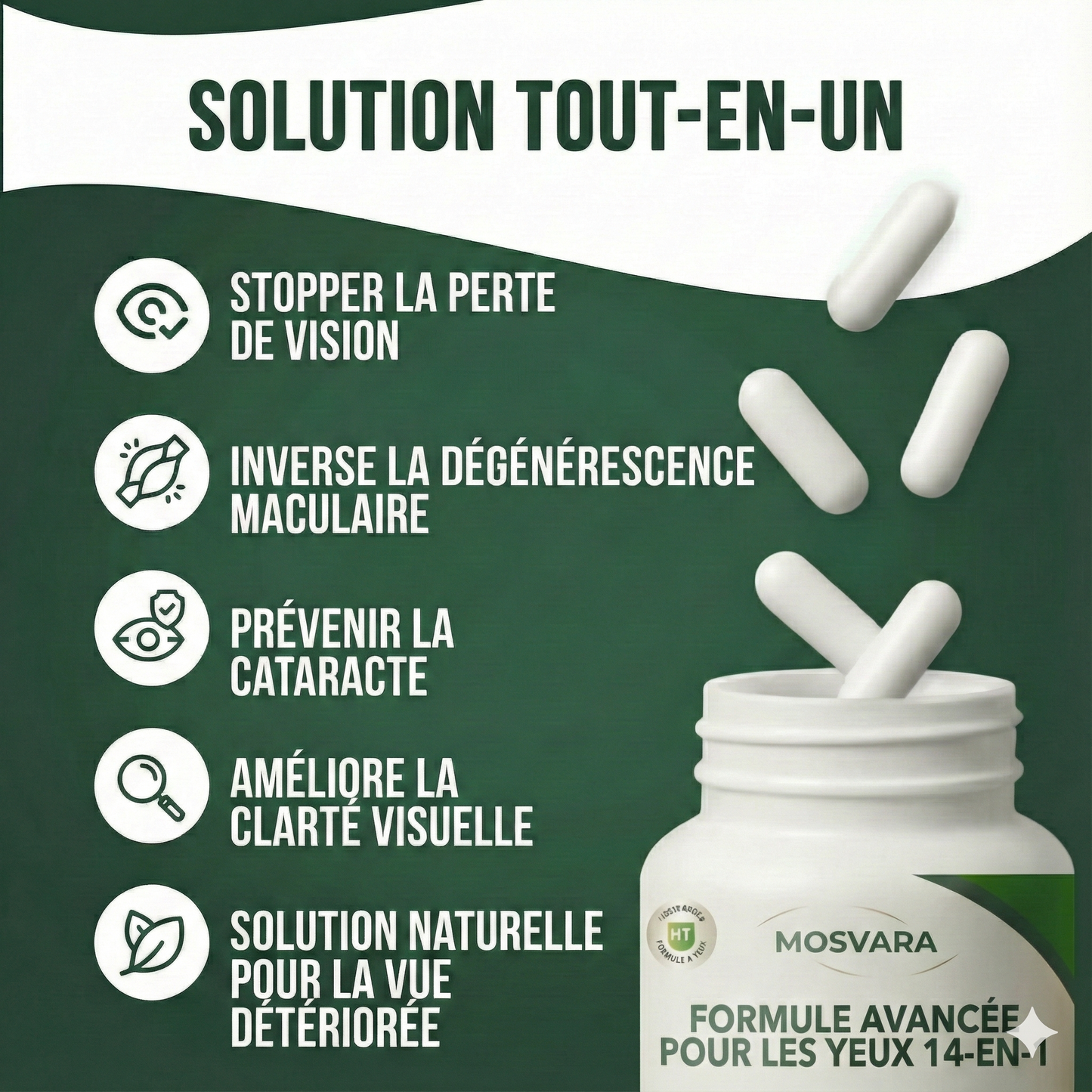 Favorise une vision saine, claire et protège vos yeux à tout âge