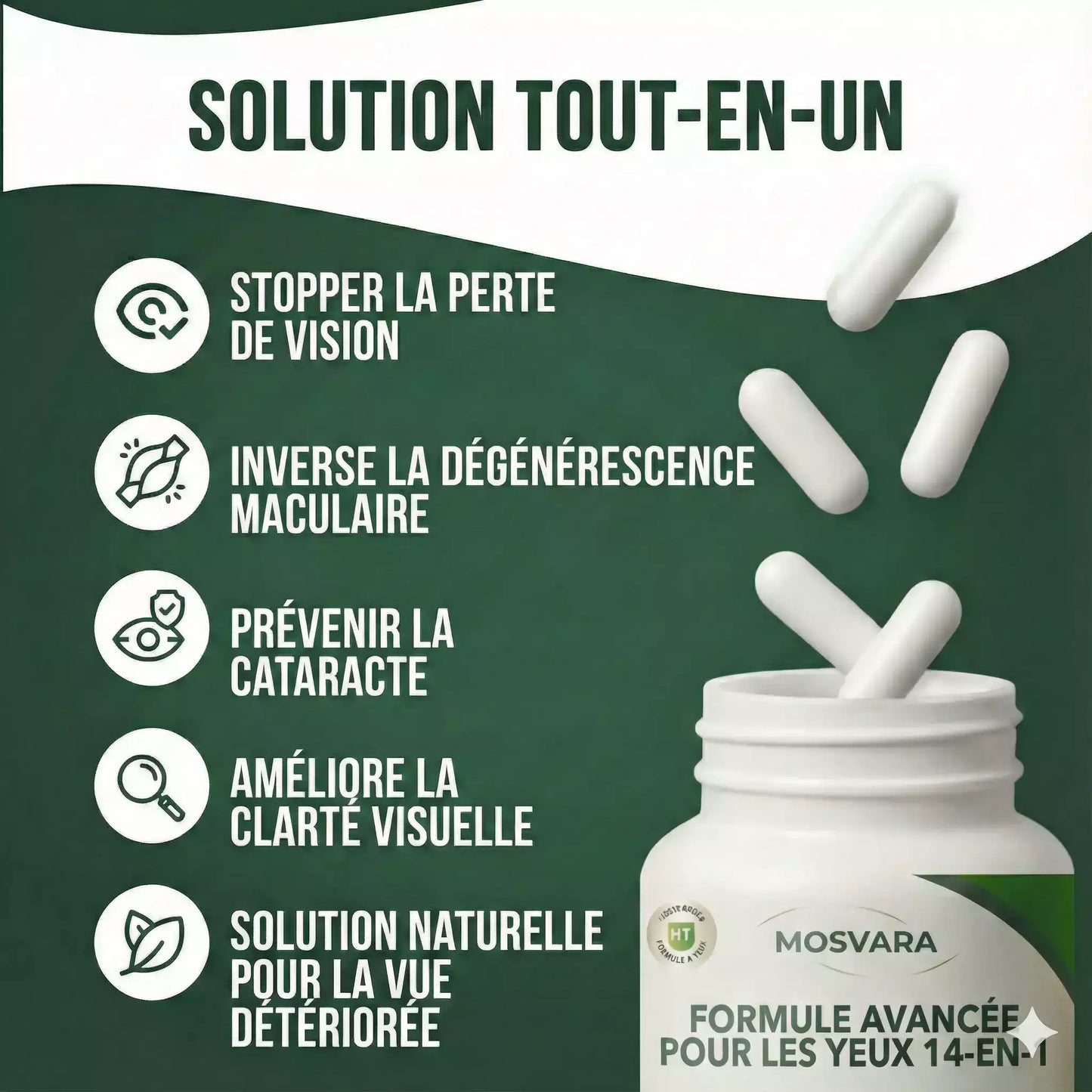 Favorise une vision saine, claire et protège vos yeux à tout âge